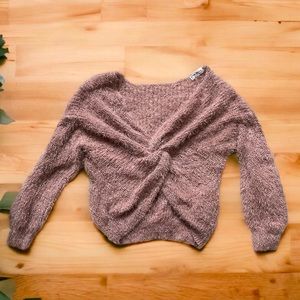Twist Front Sweater